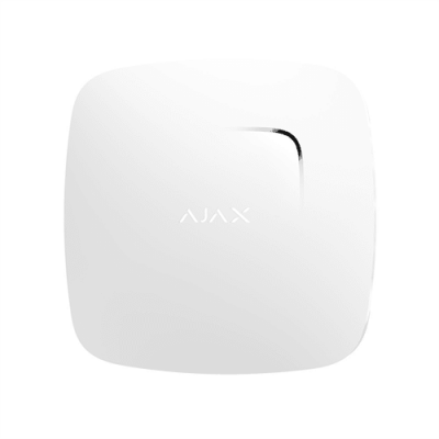 Бездротовий датчик детектування диму Ajax FireProtect white