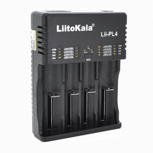 ЗП універсальний Liitokala Lii-PL4, 4 канали, LCD дисплей, підтримує Li-ion, Ni-MH і Ni-Cd AA (R6), ААA (R03), AAAA, С (R14)