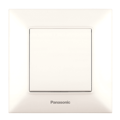 Вимикач Panasonic Arkedia Slim одноклавішний, кремовий