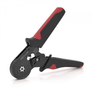 Крімпер CINLINELE HCS8 6-6A для обтиску кабельного накінечника, red + набір кабельних наконечників (VE0508,VE1508,VE1008,VE4009,VE2508)