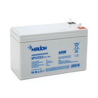 Акумуляторна батарея MERLION AGM GP1272L5 12 V 7,2 Ah (СПЕЦ КЛЕМА) ( 150 x 65 x 95 (100) ) White Q10