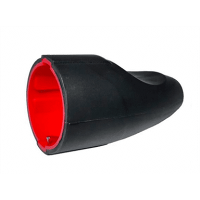 Штепсельне гніздо із заземленням, 16A 250V A102B, Black, Q20