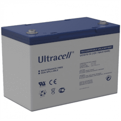Акумуляторна батарея Ultracell UCG75-12 GEL 12V 75 Ah (259 x 168 x 214) White Q1/67