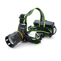 Налобний ліхтарик Bailong BL-A14-3-P360, 5W, Zoom, 3 режими, корпус-пластик, водостійкий, ip44, живлення 3*18650, USB кабель, 6400K, BOX