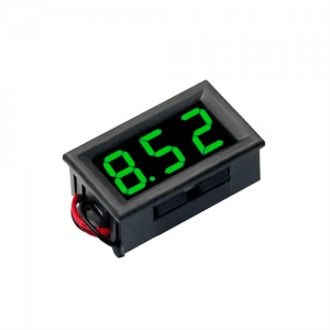 Цифровий вольтметр, діапазон вимірювань 5 -120V, Green