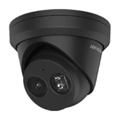 4МП IP відеокамера Hikvision AcuSense Turret чорного кольору DS-2CD2343G2-IU (2.8 mm)