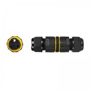 Кабельний з'єднувач EW-M16-2P, під кабель 3,5-7 мм, 2P, 17.5A, 450V, Black