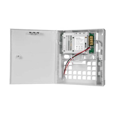 Джерело безперебійного живлення в пластиковому боксі PSU-1205LED(P), 12В/5Ач під акб 7Ач (1.2Ач струм заряду) 228х195х78 мм