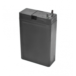 Акумуляторна батарея MERLION AGM 168 4V 1.8Ah, (75x50x22), клемми під пайку, Black Q40