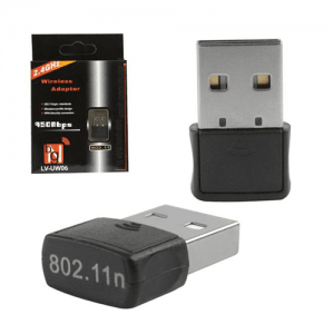 Бездротовий мережевий адаптер Wi-Fi-USB Merlion CL-UW06, RT7601, 802.11bgn, 150MB, 2.4 GHz, WIN7 / XP / Vista / 2K / MAC / LINUX, Blister Q400