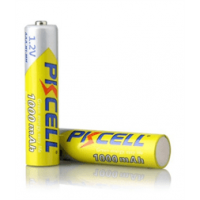Акумулятор PKCELL 1.2V AAA 1000mAh NiMH Rechargeable Battery, 2 штуки в блістері ціна за блістер, Q12
