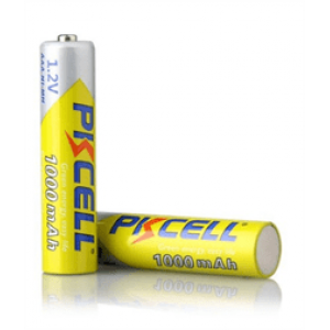 Акумулятор PKCELL 1.2V AAA 1000mAh NiMH Rechargeable Battery, 2 штуки в блістері ціна за блістер, Q12