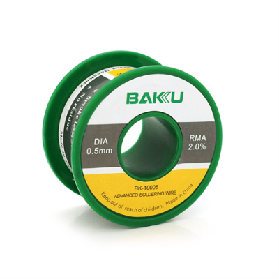 Припій BAKKU дротяний Solder wire BK10005 DIA 0,5mm (50g), OEM