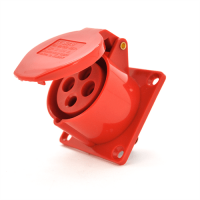 Розетка накладна пряма SF-314, 4 полюса, 3Р + E, 16А, 380V, IP44