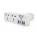 Мережевий подовжувач Senmaxu SMX-068, 2 Universal Socket + 4 USB, 1,5м, Black, Box