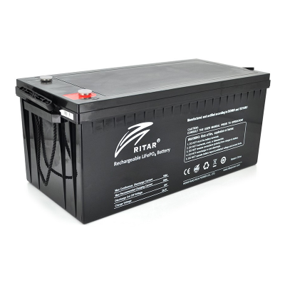 Акумуляторна батарея Ritar LiFePO4 25,6V 200Ah (522 х 240 х 219) Q1