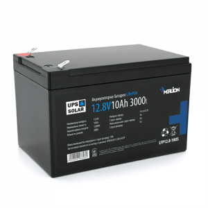 Літій-залізо-фосфатний акумулятор Merlion LiFePO4 12.8V 10AH (4S3P/BMS-10A), (151x99x99) for UPS 3000 циклів