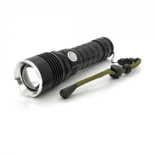 Ліхтарик Bailong BL-P57, Cree XML-T, 5 реж., Zoom, корпус-алюміній, водостійкий, ударостійкий, 18650 акумулятор, BOX