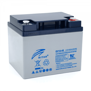 Тяговый аккумулятор RITAR EV12-45,12V 45Ah, M5 ( 198 х 166 х 169 ), Q1