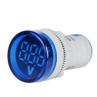 Цифровий вольтметр ST16V, діапазон вимірювань 60-500V, Blue