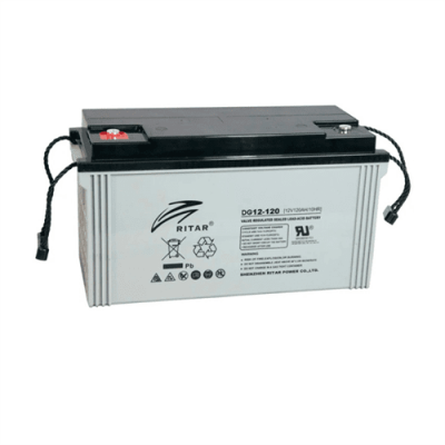 Акумуляторна батарея GEL RITAR DG12-120, Gray Case, 12V 120.0Ah ( 407 х 177 х 225) Q1/36