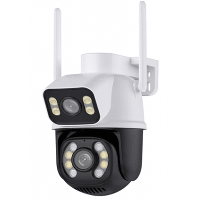 4+2Мп Wi-Fi відеокамера з двома об'єктивами SD/карта PP-IPC35D4MP25 PTZ 2.8mm ICSee
