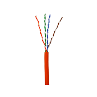 Кабель кручена пара GEAR UTP 4x2x0,51 Cat5E, CCA, LSZH низькодимний для внутрішніх робіт, помаранчевий, 305m