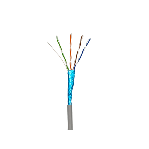 Кабель кручена пара GEAR FTP 4x2x0, 51 Cat5E, CCA, для внутрішніх робіт, сірий, 305m