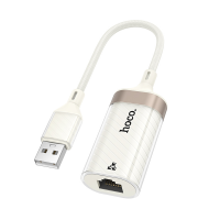 Контролер HOCO UA41 USB 2.0 to Ethernet - Мережевий адаптер 10/100Mbps, White, BOX