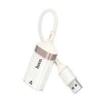 Контролер HOCO UA41 USB 2.0 to Ethernet - Мережевий адаптер 10/100Mbps, White, BOX