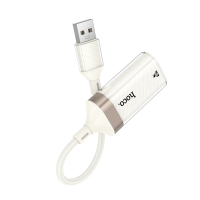 Контролер HOCO UA41 USB 2.0 to Ethernet - Мережевий адаптер 10/100Mbps, White, BOX