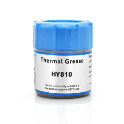 Паста термопровідна HY-810 15g, банку, Grey,> 4,63W / m-K, <0.0087 ° C-in² / W, -30 ° ≈280 °, OEM Q40