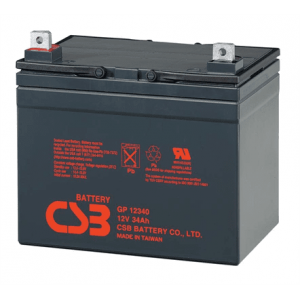 Акумуляторна батарея CSB GP12340, 12V 34Ah (195х130х155мм)