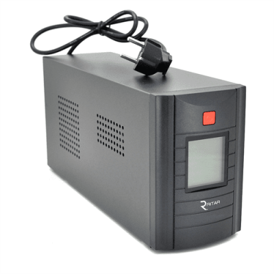 ДБЖ Ritar RTM1200 (720W) Proxima-D, LCD, AVR, 3st, 3xSCHUKO socket, 2x12V7.5Ah, metal Case (350х120х190) Q2