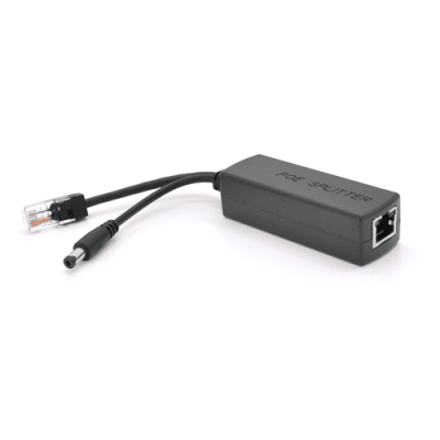 POE спліттер AOT-PD02A 48V-12V, RJ45 (10 / 100Мбит) + POE 48V