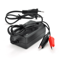Зарядний пристрій для акумулятора 12V/1.5A із затискачем, Q100