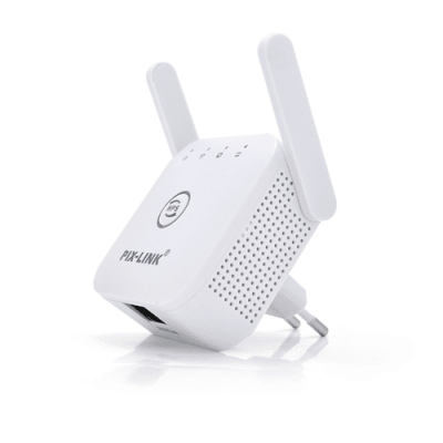 Підсилювач WiFi сигналу з 2-ма вбудованими антенами LV-WR25, MTK7628KN, живлення 220V, 300Mbps, IEEE 802.11b / g / n, 2.4-2.4835GHz, BOX