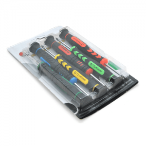 Набір викруток BAKKU BK-375-C (T2, T3, T5, T6, +1.2, зірочка 0,8, -1,2), Blister-box
