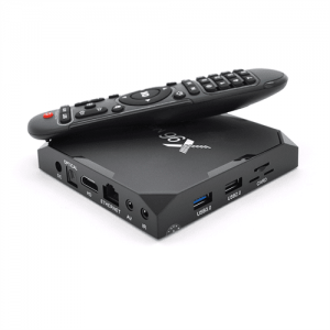 Медіа приставка X96-Max Plus6 4 / 32G Smart TV Box (Android 9.0, ОЗУ 4 Гб, 32Гб вбудованої пам'яті, 4-х ядерний процесор Amlogic 905 (2,0 ГГц)