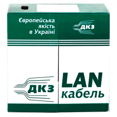 Кабель КВПЕ FTP 4х2х0,55мм, ДКЗ, (CU), екран., Для внутр. робіт,,CAT 6. 305м.