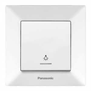 Кнопка Panasonic Arkedia Slim дзвінка, біла