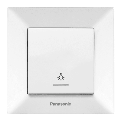 Кнопка Panasonic Arkedia Slim дзвінка, біла