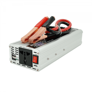 Інвертор напруги PI 2500ВА(1500Вт), 12/220V, approximated, 1 універсальна розетка, клем + крокодили, Blister