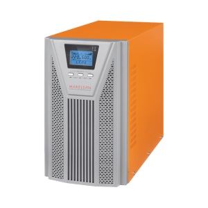 ДБЖ з правильною синусоїдою ONLINE MAKELSAN PowerPack Se-3kVA-LCD, 3000VA (2700Вт), 72В, Вбудована батарея 12V 7Ah х 6 шт, (464*191*335), 25,5кг, Q1