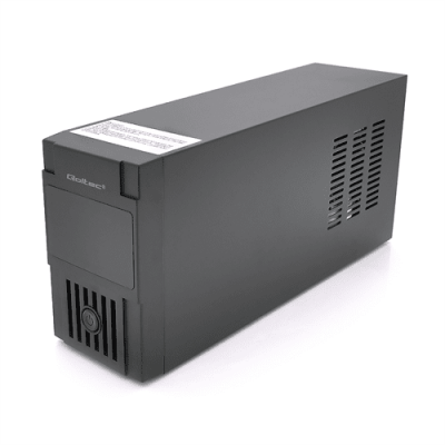 ДБЖ Qoltec QLT800 (480W) Proxima-L, LCD, AVR, 2st, 2xSCHUKO socket, 1x12V9Ah, plastik Case