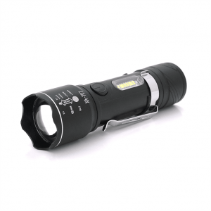 Ліхтарик Balog XA-707-XPE, Zoom, 3+1 режими, алюміній, компас, вбудований аккум, USB, BOX