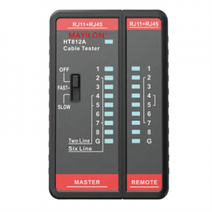Кабельний тестер Mayilon HT-812A, RJ-45+RJ-11