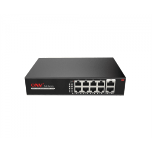 8мі портовий PoE Full Gigabit комутатор ONV-H3108P, 4xPoe1000Мбіт + 2х1000 Мбіт, IEEE802.3af/at, загальна потужність 120 Вт