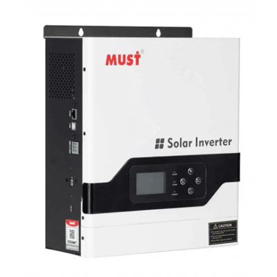 Гiбрiдне ДБЖ MUST PV18-3224VPM, 3200W, 24V, ток заряда 60A, 160-275V, MPPT (60А, 30-160 Vdc)