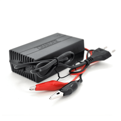 Зарядний пристрій для акумулятора MERLION 12V / 2A 90V-260V, DC 12V / 2А